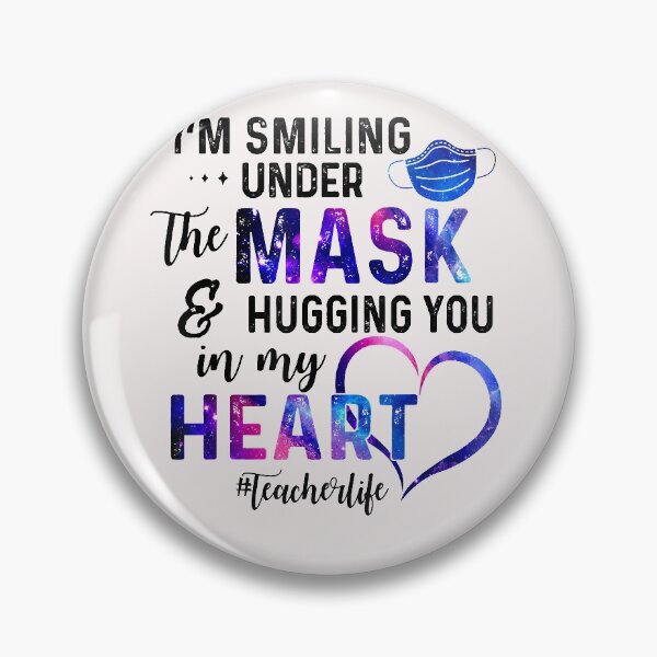 Item preview, I'm Smiling Under The Mask and Hugging you in my heart T-Shirt designed and sold by hasagi357.