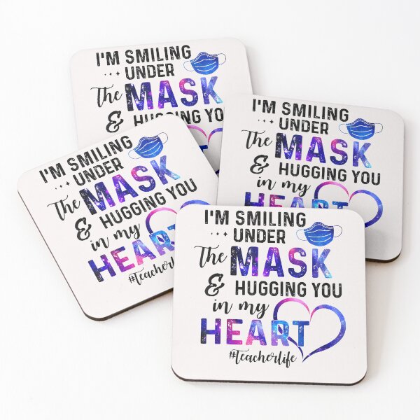 Item preview, I'm Smiling Under The Mask and Hugging you in my heart T-Shirt designed and sold by hasagi357.