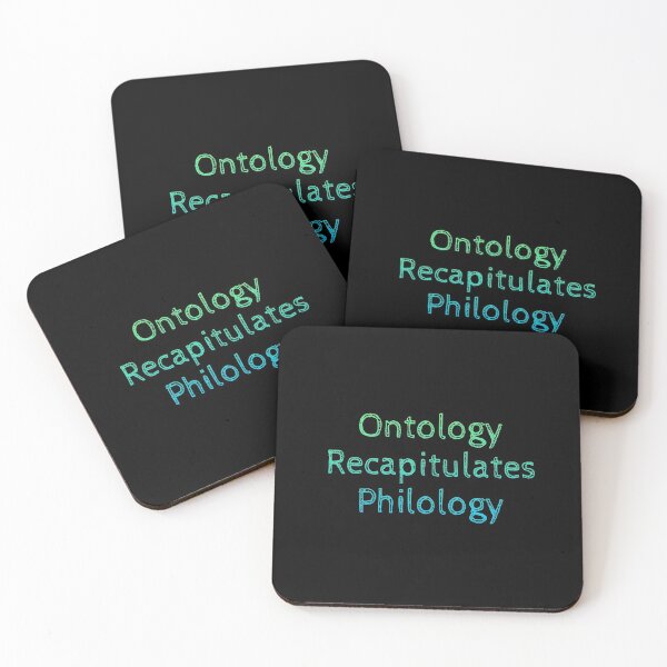 Item preview, Ontology recapitulates philology designed and sold by SignumStore.