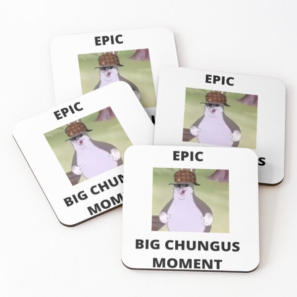 Item preview, Epic big chungus moment logo designed and sold by kjoooney.
