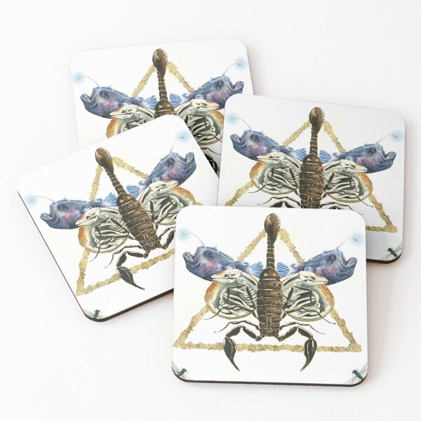 Item preview, Surreal Angler Armadillos designed and sold by Lost In The Woods.