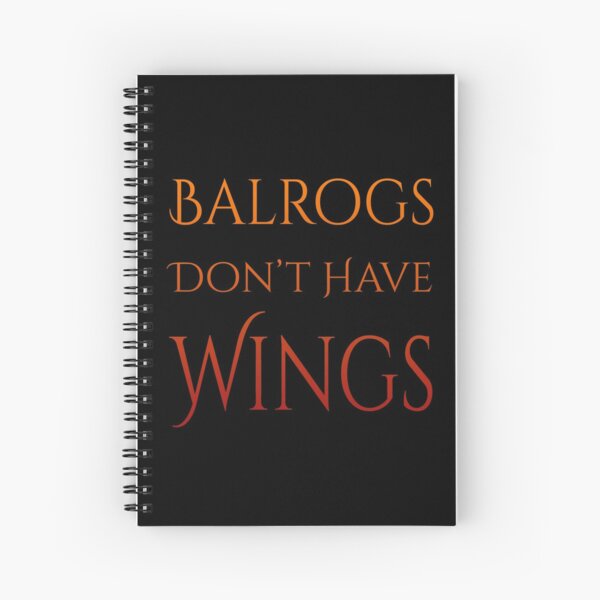 Definitely No Wings Spiral Notebook