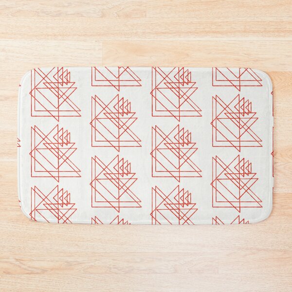 Item preview, Red Geometric Triangles designed and sold by OyeMoye.