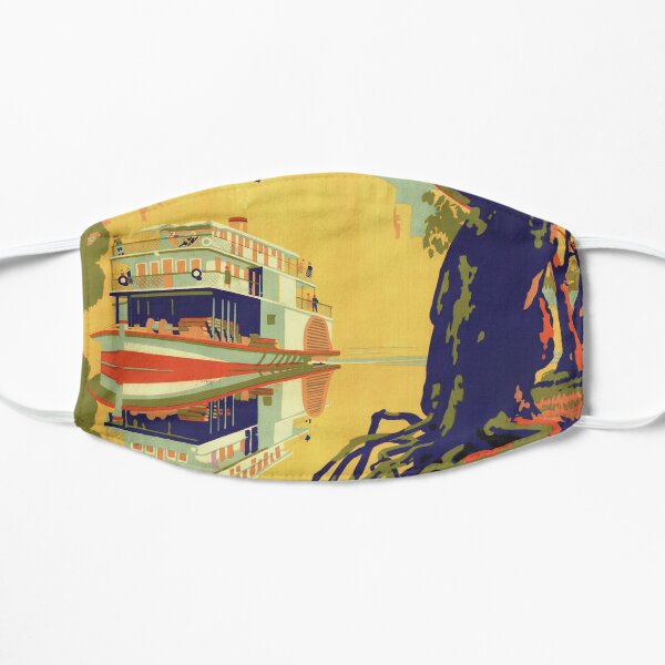 Rest & relax on the Murray trip, rail and river tours, circa 1942 Flat Mask