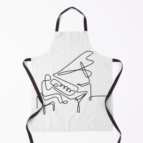 Item preview, One Line Art Playing Piano Line Drawing Continuous Line designed and sold by Oneline4life.