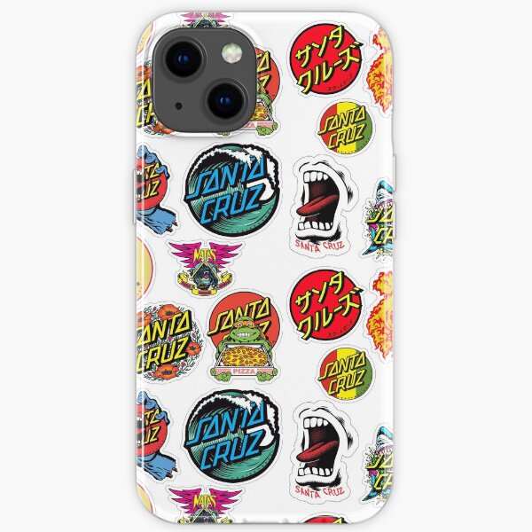 pack d'autocollants santa cruz Coque souple iPhone