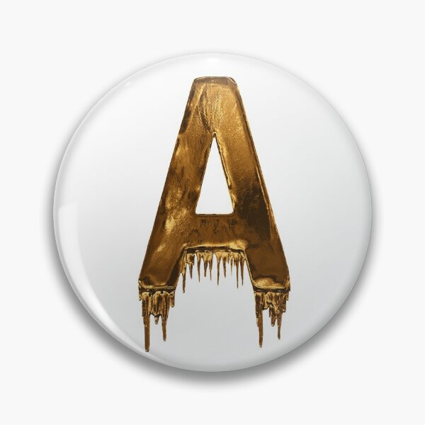 Item preview, Gold Drip Alphabet Letter A designed and sold by MPowerTeez.