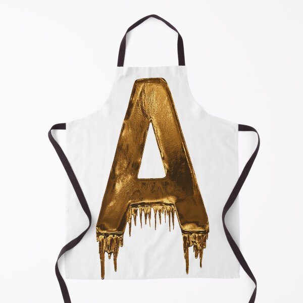 Item preview, Gold Drip Alphabet Letter A designed and sold by MPowerTeez.