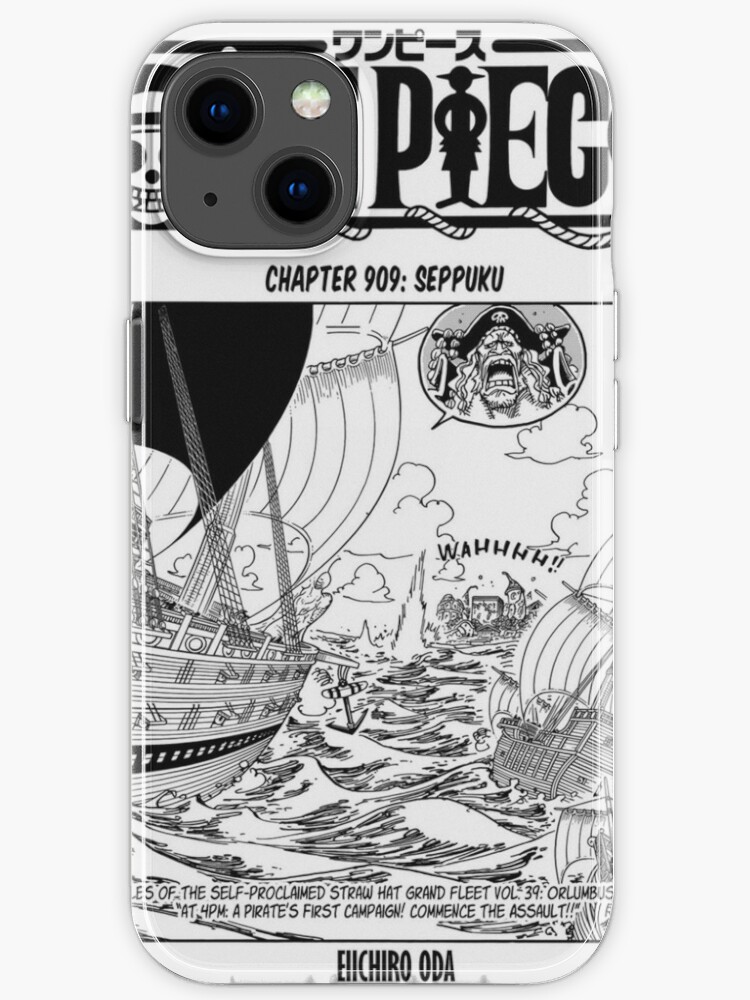 One Piece Manga Cover 909 Iphone Case By Schwarzkerpf Redbubble