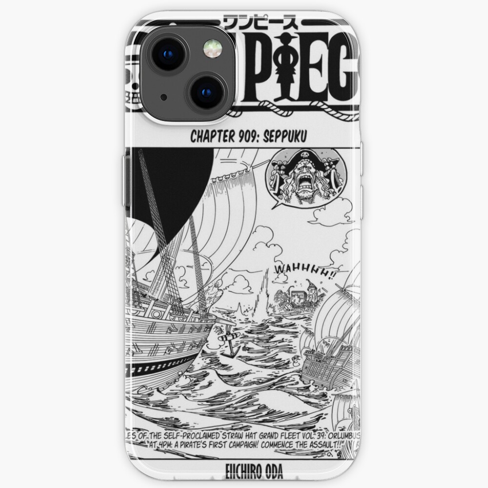 One Piece Manga Cover 909 Iphone Case For Sale By Schwarzkerpf Redbubble