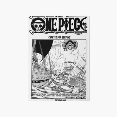 One Piece Manga Cover 909 Art Board Print By Schwarzkerpf Redbubble