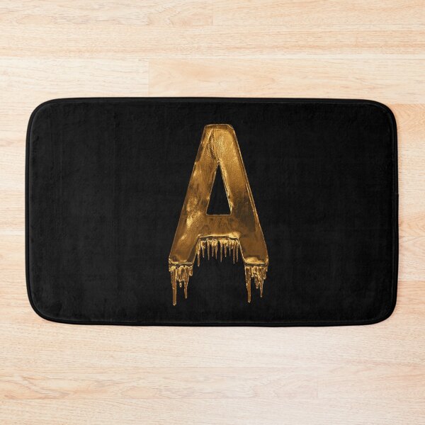 Item preview, Copy of Gold Drip On Black Alphabet Letter A designed and sold by MPowerTeez.