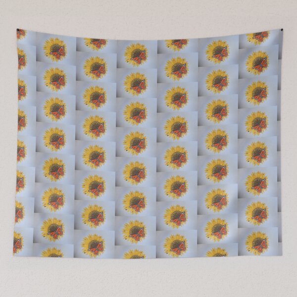 Item preview, Butterfly Sunflower designed and sold by LizBanegasArt.