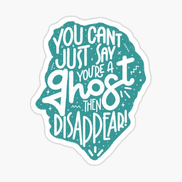 Item preview, middleditch & schwartz silhouette: ghost designed and sold by lasagnaletters.