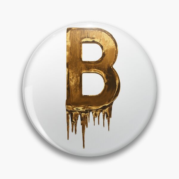 Item preview, Gold Alphabet Letter B designed and sold by MPowerTeez.