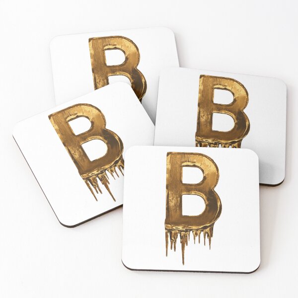 Item preview, Gold Alphabet Letter B designed and sold by MPowerTeez.