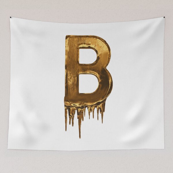 Item preview, Gold Alphabet Letter B designed and sold by MPowerTeez.