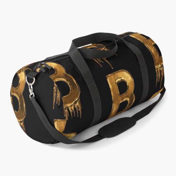 Item preview, Gold Drip On Black Alphabet Letter b designed and sold by MPowerTeez.