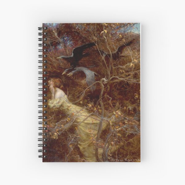 Item preview, The Haunted Wood Arthur Rackham designed and sold by RedCapeTales.