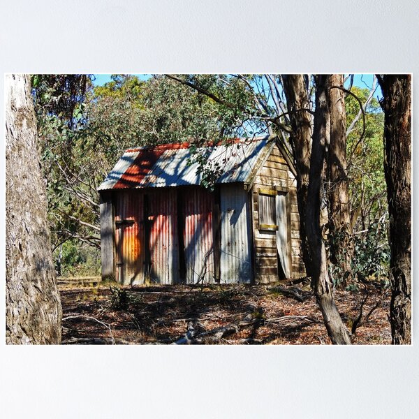 Item preview, Hut of Timber & Corrugated Iron - Tuena, NSW. designed and sold by Marilyn Harris.