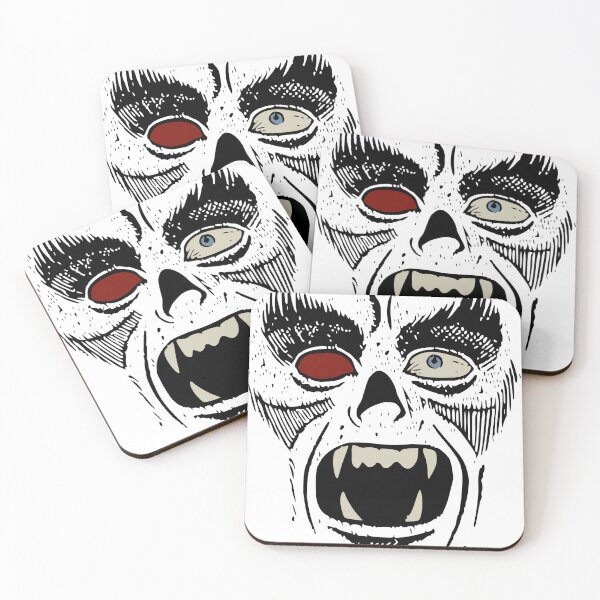 Item preview, Creepy Silly Monster Face Retro Halloween designed and sold by SpookshowDesign.