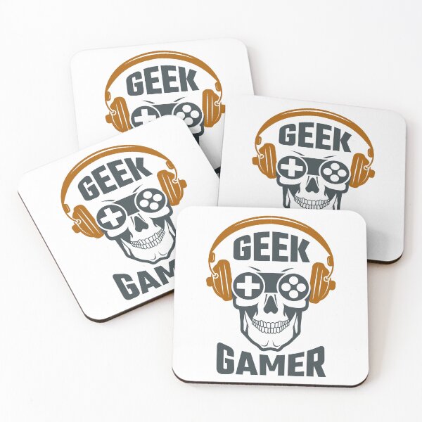 Item preview, GEEK Gamer Skull designed and sold by Timeless Ink.