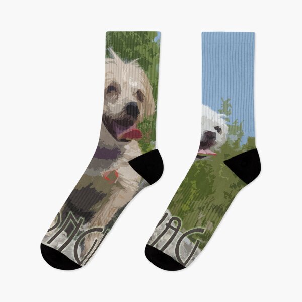Item preview, puppies outside designed and sold by Kaczmania.