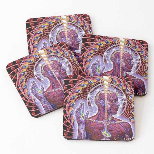 TOOL Lateralus by Alex Grey Coasters (Set of 4)