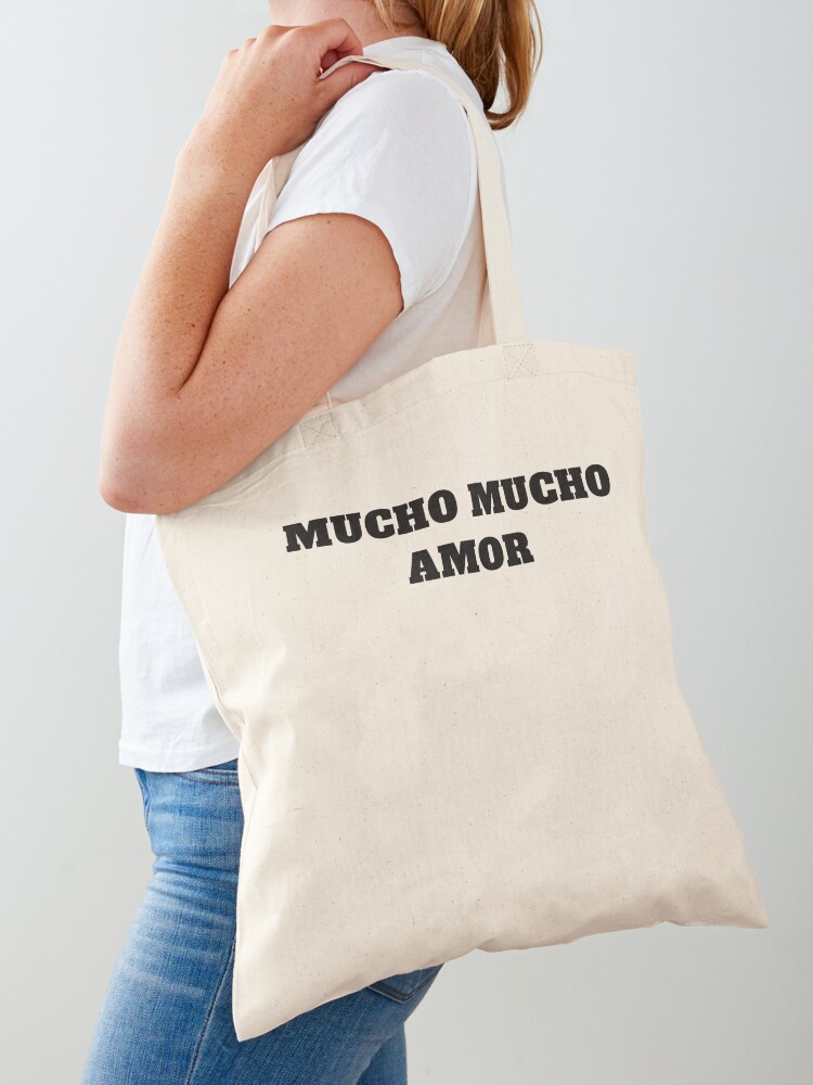 Mucho Mucho Amor Cotton Canvas Tote Bag 