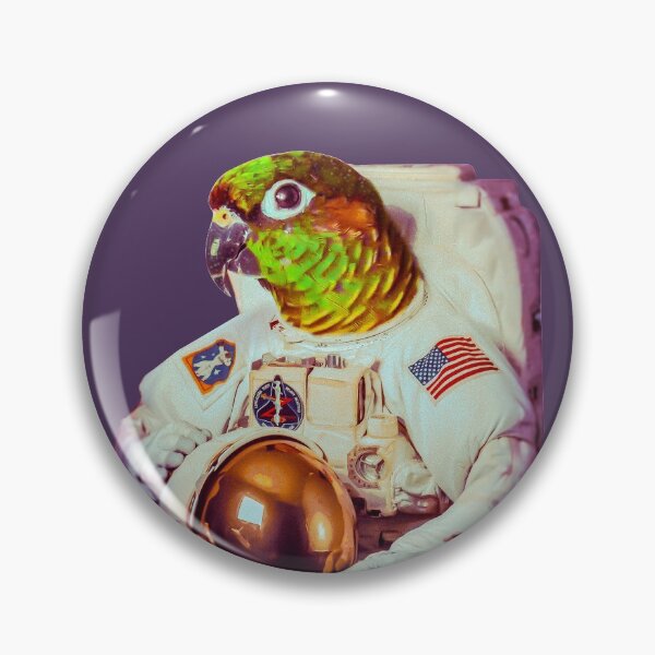 Item preview, Loro de fiesta Astro | Conure de mejillas verdes designed and sold by Dr. Aya.