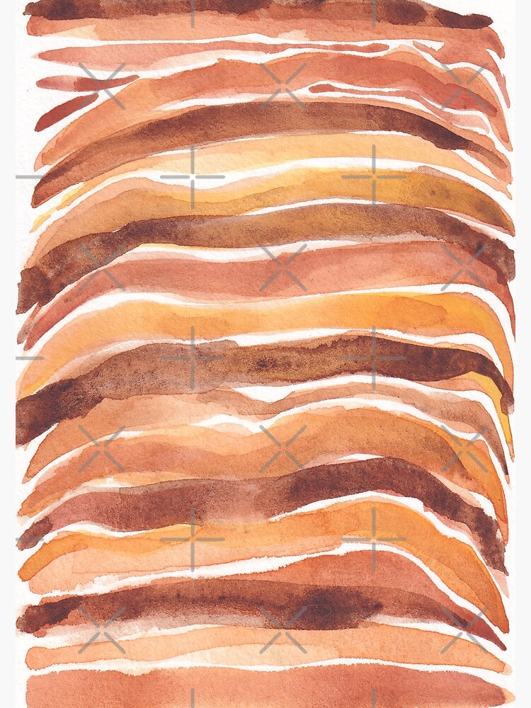 Tiger animal print_hand painted watercolour by ebozzastudio