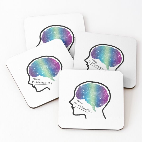Item preview, think differently  designed and sold by NeuroNotes.