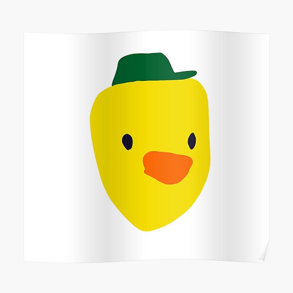 Duck Meme Posters Redbubble - roblox ducky hat