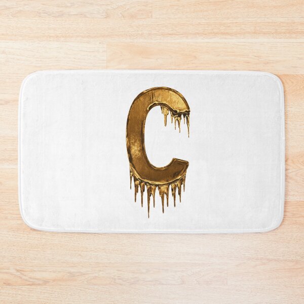 Item preview, Gold Drip Alphabet Letter C designed and sold by MPowerTeez.