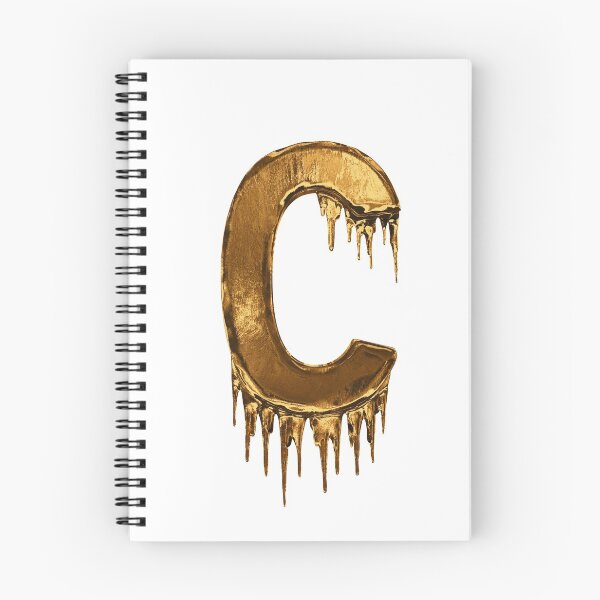 Item preview, Gold Drip Alphabet Letter C designed and sold by MPowerTeez.