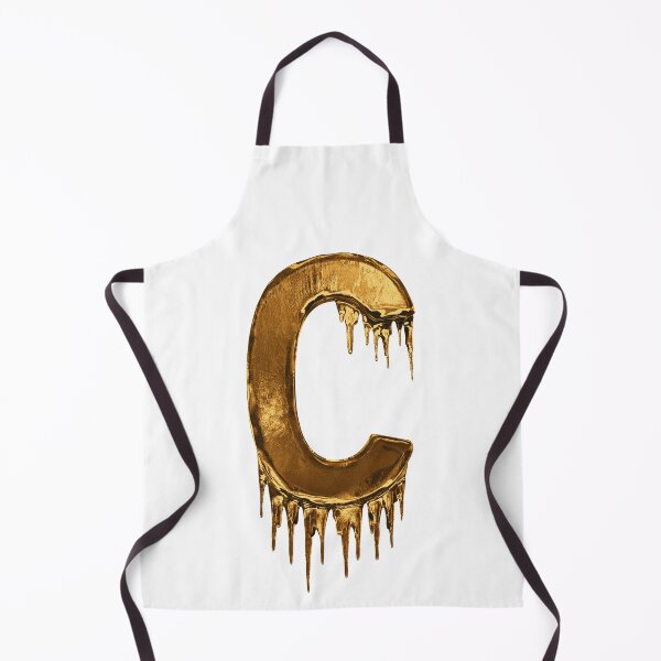 Item preview, Gold Drip Alphabet Letter C designed and sold by MPowerTeez.