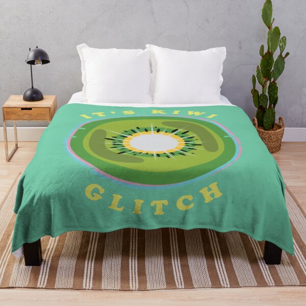 Item preview, IT'S KIWI GLITCH - Cute Tropical Kiwi Fruit Design Glitching Effect designed and sold by NamColors.