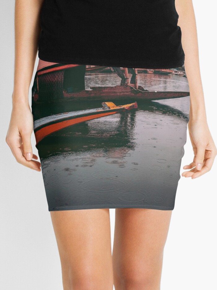 Grey colour kashmiri embroidered skirt with crop top and matching