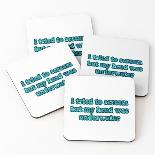 Item preview, i tried to scream but my head was underwater designed and sold by Stickers by AT.