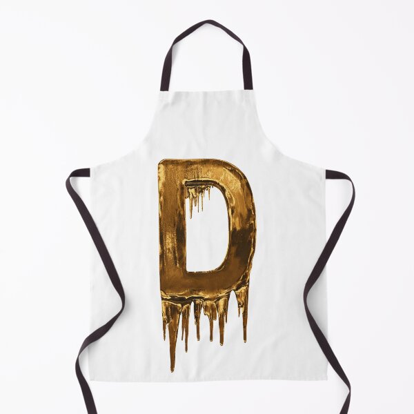 Item preview, Gold Drip Alphabet Letter D designed and sold by MPowerTeez.