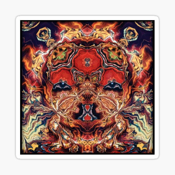 Red face Sticker