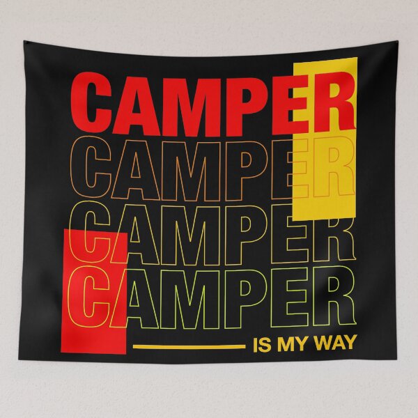 Item preview, Camper is my way designed and sold by Dzulhan.