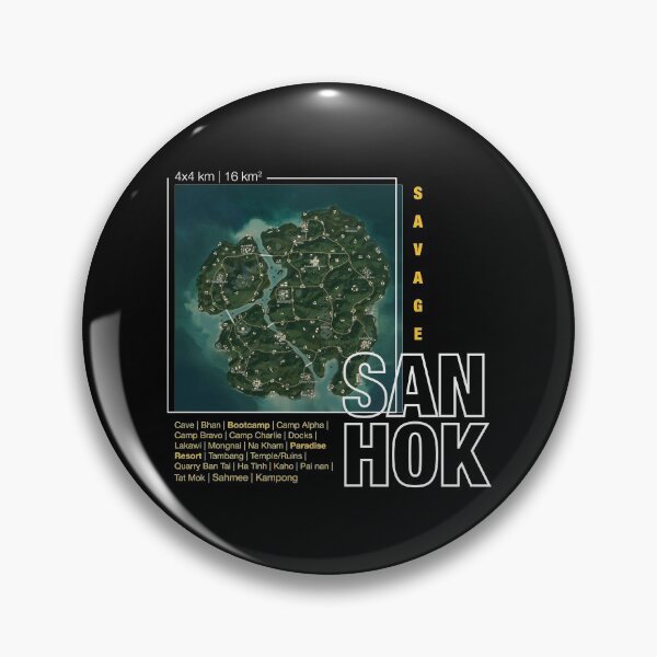 Item preview, Sanhok Map designed and sold by Dzulhan.