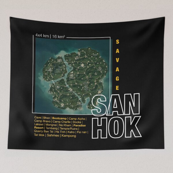 Item preview, Sanhok Map designed and sold by Dzulhan.