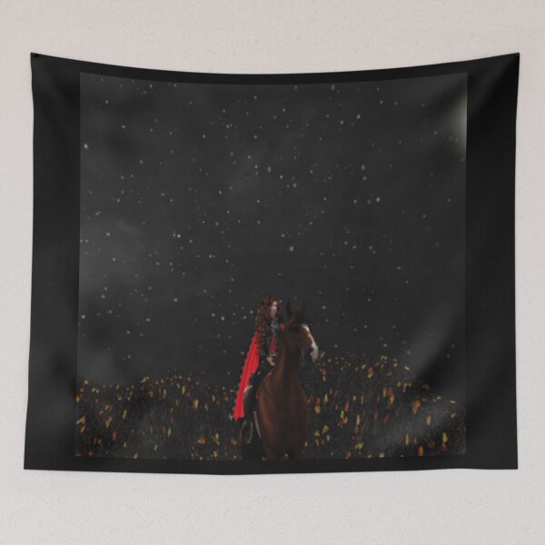 Item preview, lady on a horse at night designed and sold by The Poette.