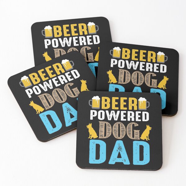 Item preview, beer powered dog dad designed and sold by JaMatt1983.