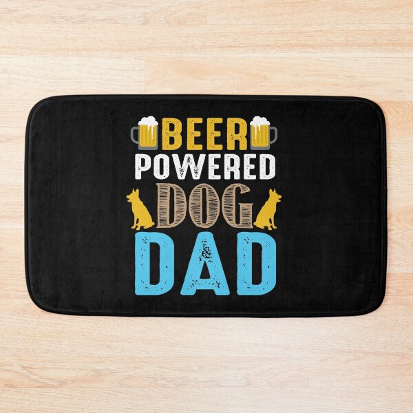 Item preview, beer powered dog dad designed and sold by JaMatt1983.