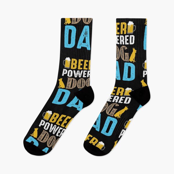 Item preview, beer powered dog dad designed and sold by JaMatt1983.