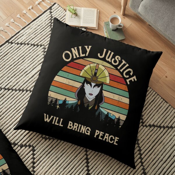 AVATAR KYOSHI - ONLY JUSTICE WILL BRING PEACE Floor Pillow