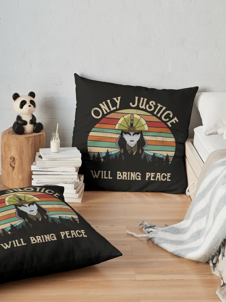 Alternate view of AVATAR KYOSHI - ONLY JUSTICE WILL BRING PEACE Floor Pillow